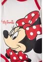Body De Minnie Mouse Manga Corta Marfil Y Rojo Para Bebé Niña 12-18 de Disney