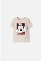 Camiseta De Mickey Mouse Manga Corta Beige Para Niño 2T A 5T 5T de Disney