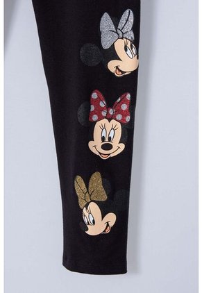 Leggins De Minnie Mouse Negro Para Niña 12