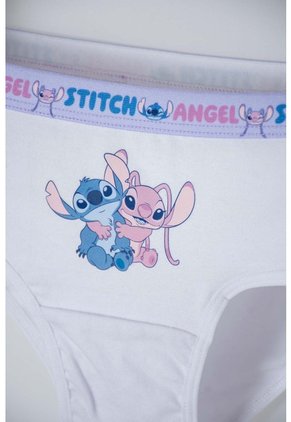 Pack X2 Panties De Stitch Lavanda Y Blanco Para Niña 6
