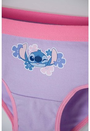 Pack X2 Panties De Stitch Lavanda Y Blanco Para Niña 6