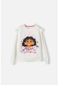 Buzo De Encanto Con Cuello Redondo Blanco Para Niña 8 de Disney