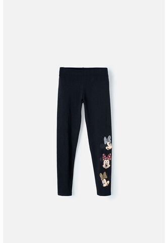 Leggins De Minnie Mouse Negro Para Niña 10 Disney