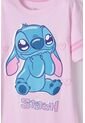 Pijama De Stitch Tipo Batola Rosado Para Niña 6 de Disney