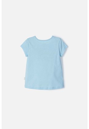 Camiseta De Stitch Azul Icónica Para Niña 2T A 5T 4T