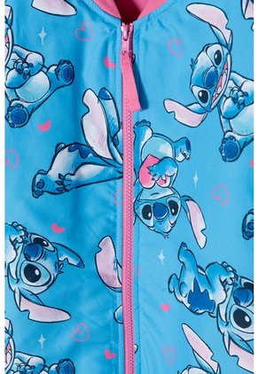 Chaqueta De Stitch Azul Con Cierre Para Niña 4