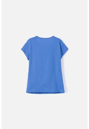 Camiseta De La Sirenita Manga Corta Morada Para Niña 6