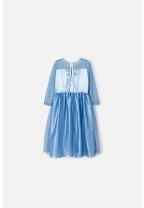 Vestido De Frozen Con Manga Larga Para Niña De 2T A 5T 2T