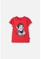 Camiseta De Blancanieves Roja Estampada En Frente Para Niña 6 de Disney