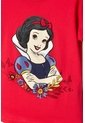 Camiseta De Blancanieves Roja Estampada En Frente Para Niña 6 de Disney
