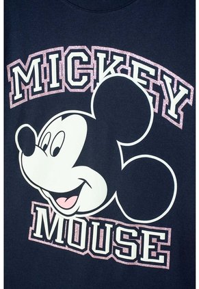 Buzo De Minnie Mouse Azul Estampado En Frente Para Niña 4