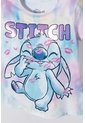 Camiseta De Stitch Multicolor Manga Corta Para Niña 2T A 5T 4T de Disney