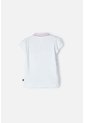 Camiseta Tipo Polo De Stitch Blanca Tipo Polo Para Niña 8 de Disney