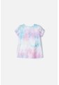 Camiseta De Stitch Multicolor Manga Corta Para Niña 2T A 5T 4T de Disney