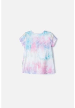 Camiseta De Stitch Multicolor Manga Corta Para Niña 2T A 5T 4T