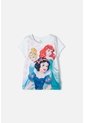 Camiseta De Princesas Disney Blanca Manga Corta Para Niña 8 de Disney