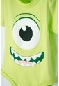 Body De Monsters University Verde Con Ajuste En Entrepierna Para Bebé Niño 12-18 de Disney