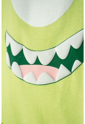 Body De Monsters University Verde Con Ajuste En Entrepierna Para Bebé Niño 12-18