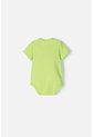 Body De Monsters University Verde Con Ajuste En Entrepierna Para Bebé Niño 12-18 de Disney