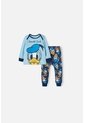 Pijama Pato Donald Con Pantalón Largo Azul Para Bebé Niño 6-9 de Disney
