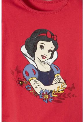 Camiseta De Blancanieves Roja Con Bolero En Manga Para Niña 2T A 5T 2T