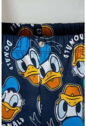 Pijama Pato Donald Con Pantalón Largo Azul Para Bebé Niño 6-9