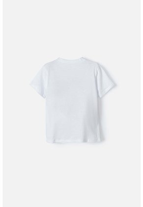 Camiseta De Cars Manga Corta Blanca Para Niño 2T A 5T 5T