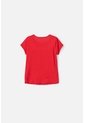 Camiseta Minnie Mouse Manga Corta Roja Para Niña 12 de Disney