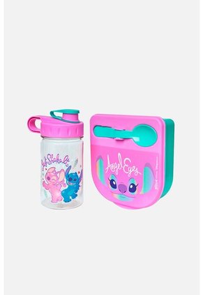 Set De Porta Y Botella De Stitch Multicolor Para Niña U