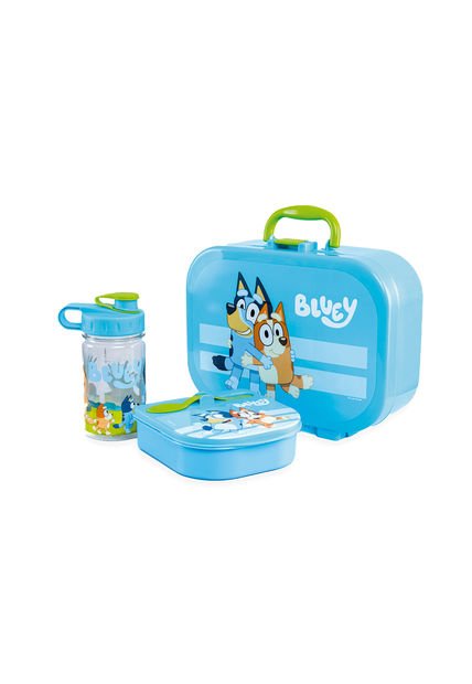 Set Lonchera Bluey Azul Celeste Para Niña Disney