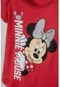 Camiseta De Minnie Mouse Roja Manga Corta Para Niña 2T A 5T 4T de Disney
