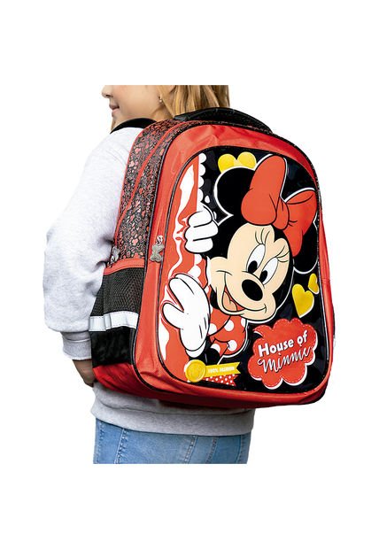 Morral Minnie Negro Para Niño Y Niña Disney