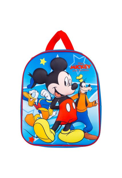 Mochila Con Diseño De Mickey  Para Niño Multicolor Disney 200606