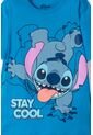 Camiseta De Lilo & Stitch Azul Estampada En Frente Para Niño 10 de Disney