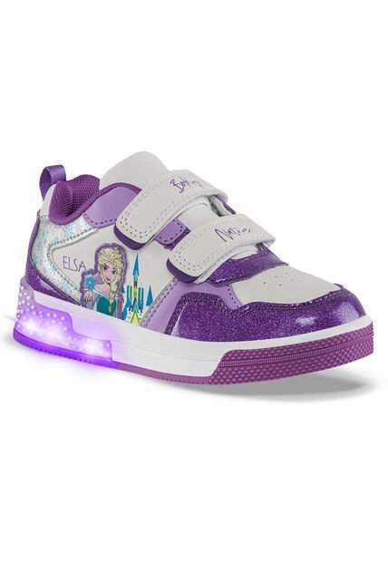 Tenis Luces Elsa Circue Mora Disney Para Niña