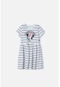 Vestido De Minnie Mouse Blanco Estampado En Frente Para Niña 8 de Disney