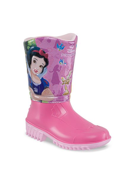 Botas Lluvia Yaviza Princes Fucsia-Rosa Para Niña Disney