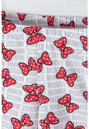 Pijama De Minnie Mouse Manga Corta Multicolor Para Niña 8
