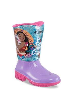 Botas Lluvia Moana Princess Lila-Fucsia Para Niña Disney