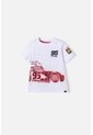 Camiseta De Cars Manga Corta Blanca Para Niño 2T A 5T 4T de Disney