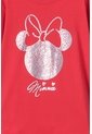 Camiseta De Minnie Mouse Manga Corta Roja Para Niña 10 de Disney