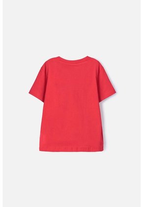 Camiseta De Minnie Mouse Manga Corta Roja Para Niña 10