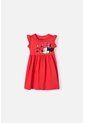 Vestido De Minnie Mouse Con Bolero En Manga Rojo Para Niña 2T A 5T 3T de Disney
