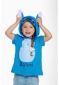 Camiseta De Stitch Con Capucha Azul Para Niña 2T A 5T 4T de Disney