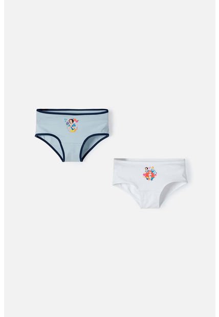 Pack X2 Panties Princesas Disney Multicolor Para Niña 4