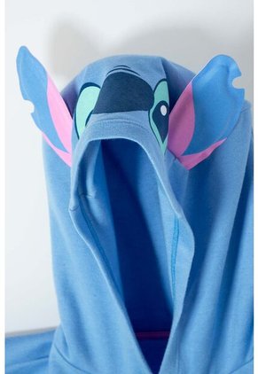 Camiseta De Stitch Con Capucha Azul Para Niña 8