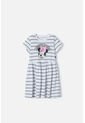 Vestido De Minnie Mouse Blanco Estampado En Frente Para Niña 12 de Disney