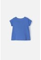 Camiseta De Minnie Mouse Azul Manga Corta Para Niña 2T A 5T 5T de Disney