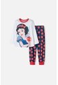 Pijama De Blancanieves Blanca Y Azul De Camiseta Manga Larga Para Niña 2T A 5T 2T de Disney