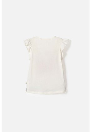 Camiseta De Minnie Mouse Manga Corta Multicolor Para Niña 4